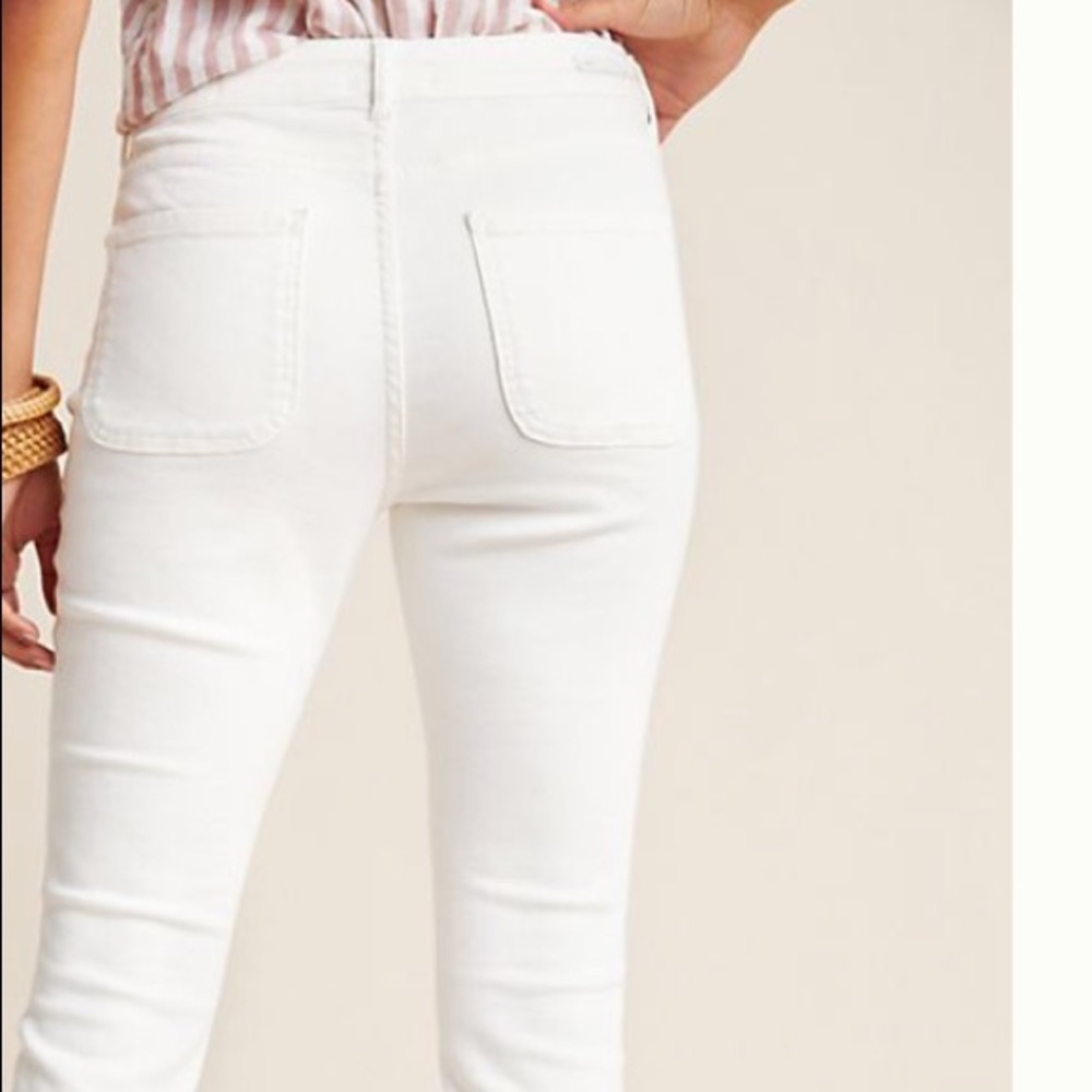 NWT Anthropologie High Rise Denim Skinny Leggings size 32 - Picture 4 of 6